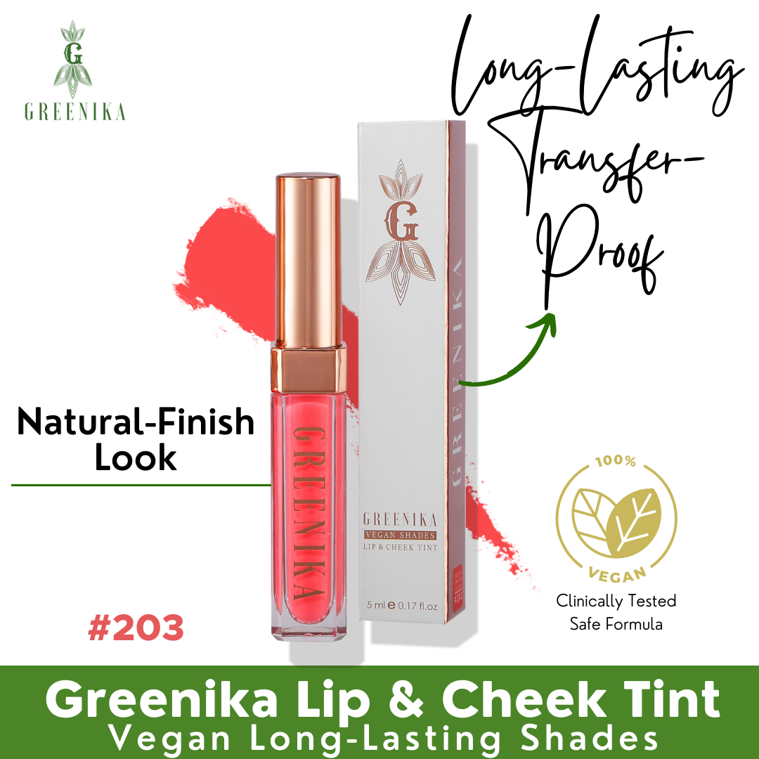Greenika Vegan Tints Water Stain Lip and Cheek Liptint and Cheek Blush