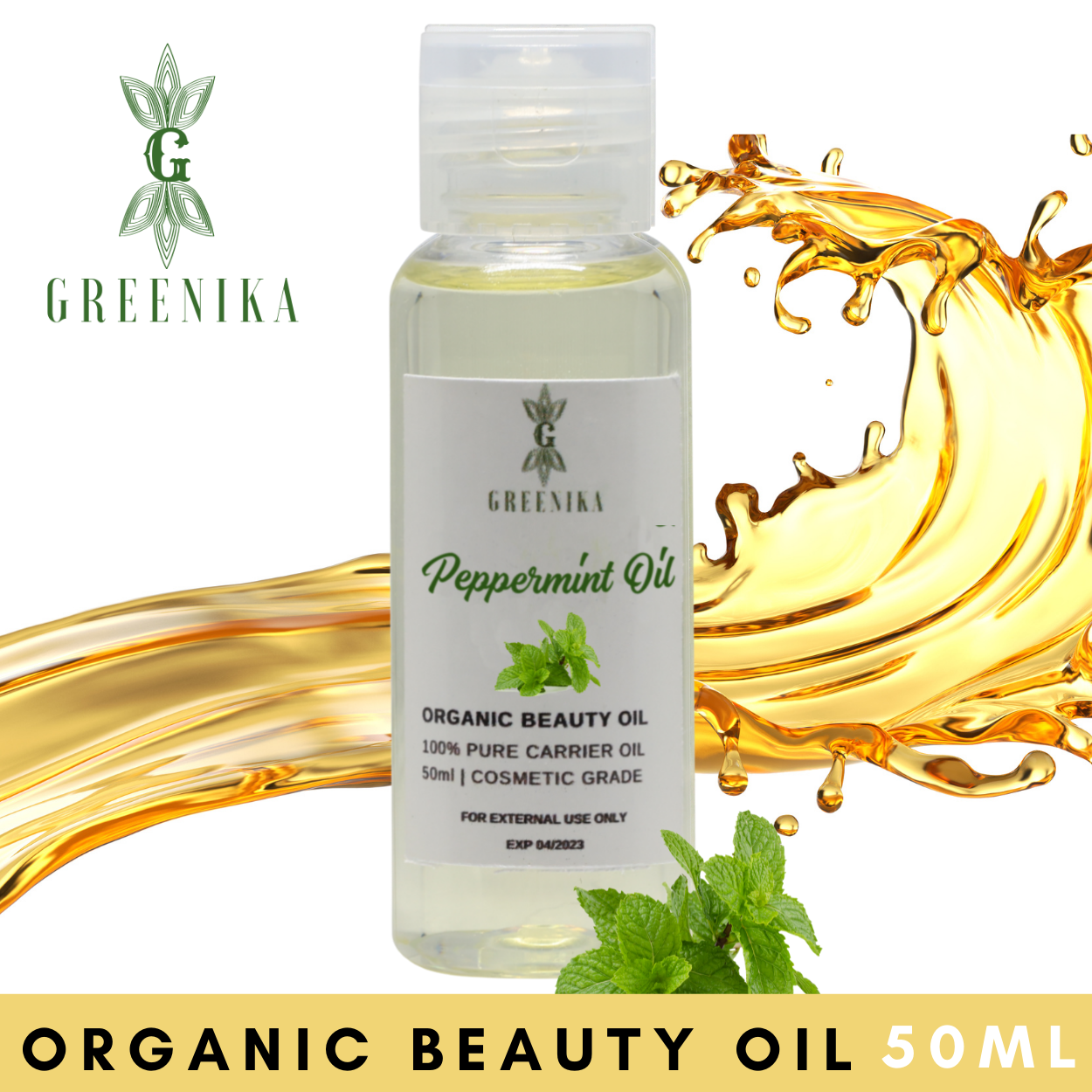 Greenika Peppermint Carrier Essential Oil