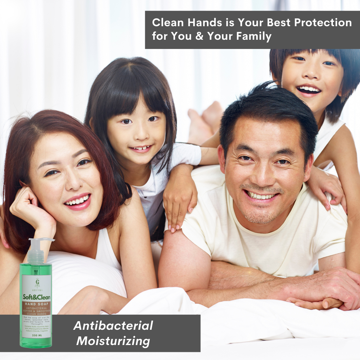 Greenika Soft & Clean Antibacterial Liquid Hand Soap