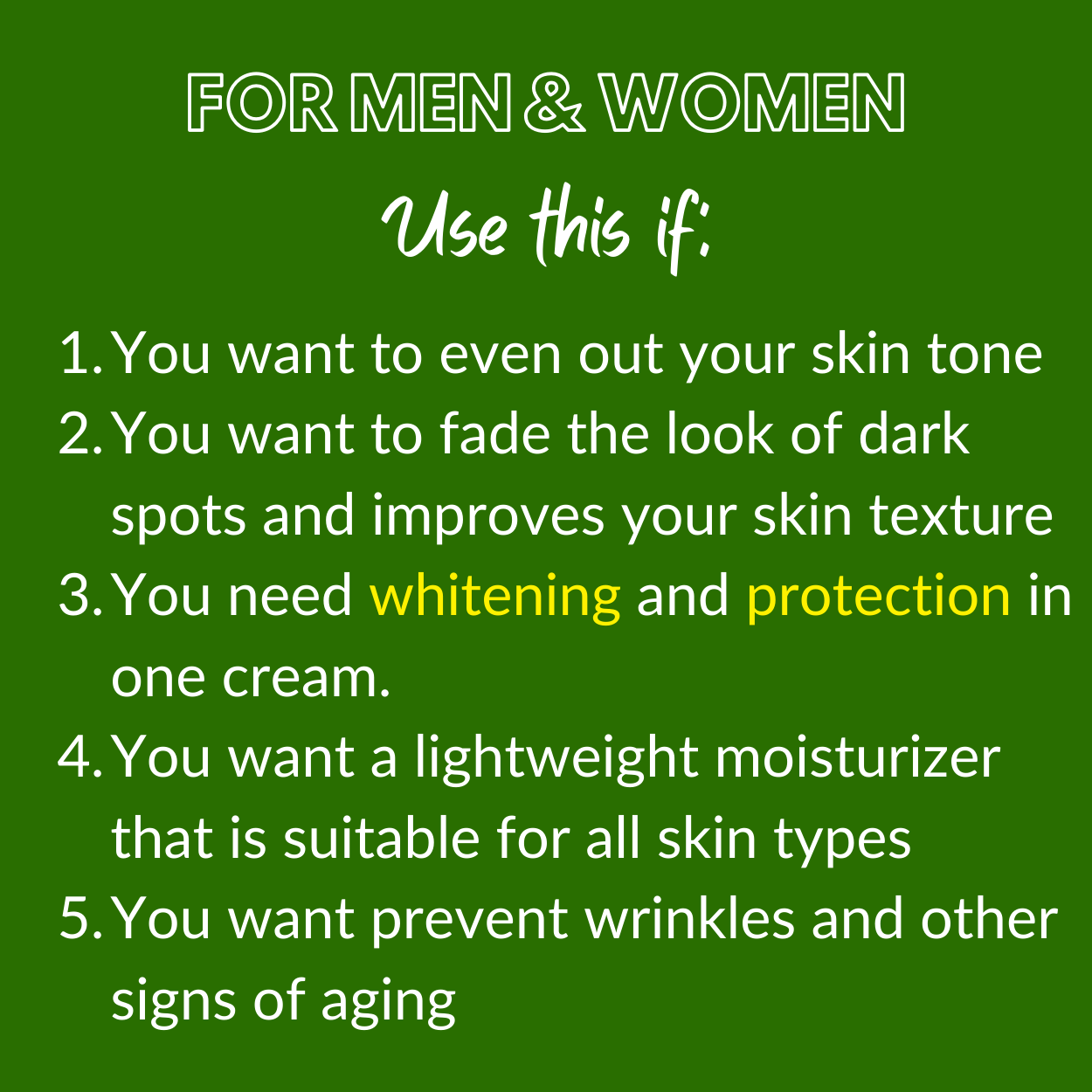 Greenika Face Sunblock Gel Facial Sunscreen with SPF45
