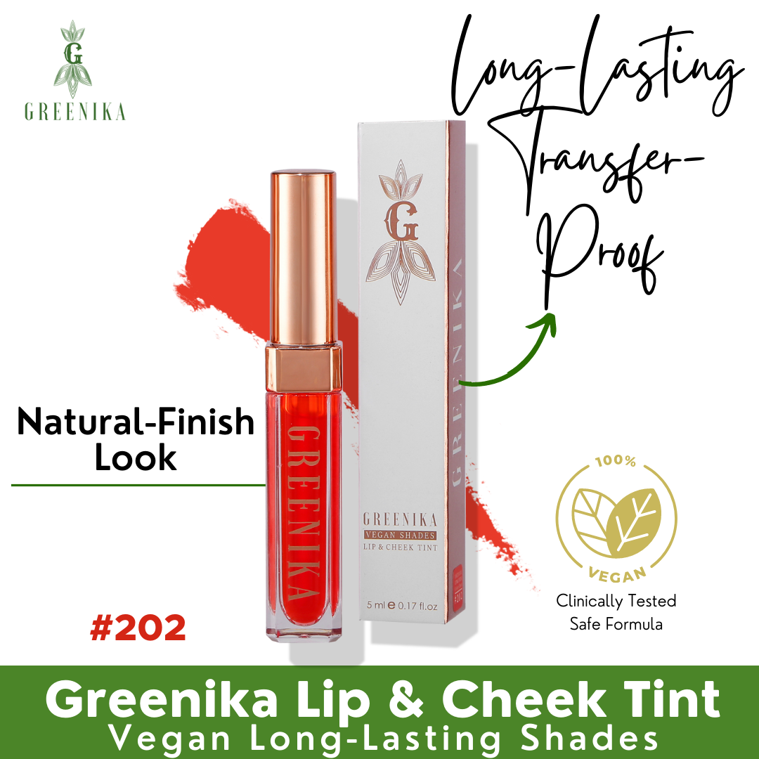 Greenika Vegan Tints Water Stain Lip and Cheek Liptint and Cheek Blush