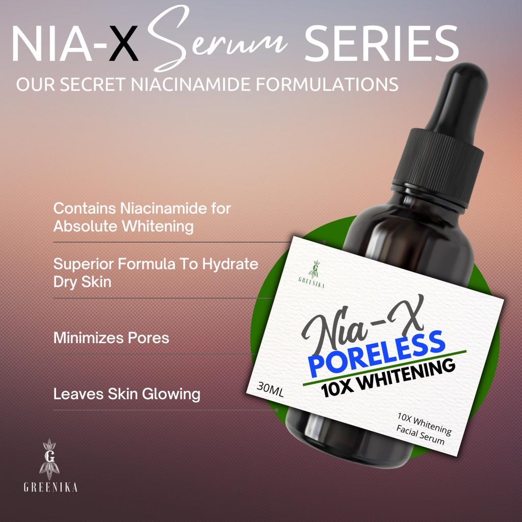 [ NIACINAMIDE SECRET FORMULA ] 30ML Greenika Nia-X Series Serum Whitening Anti Wrinkle