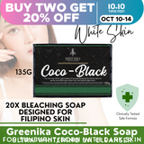 Greenika Ultimate Whitening 10X Bleaching Coco-Black Soap