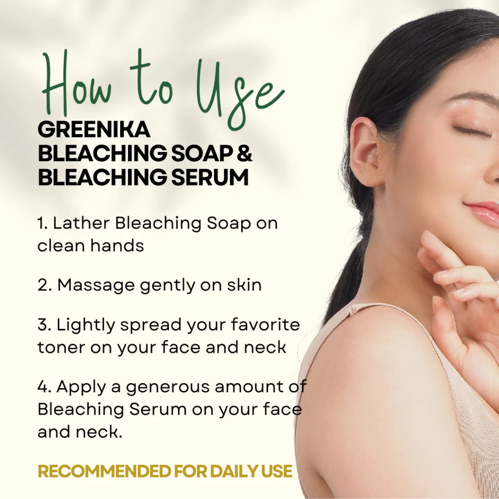 Greenika Bleaching Soap & Bleaching Serum Duo