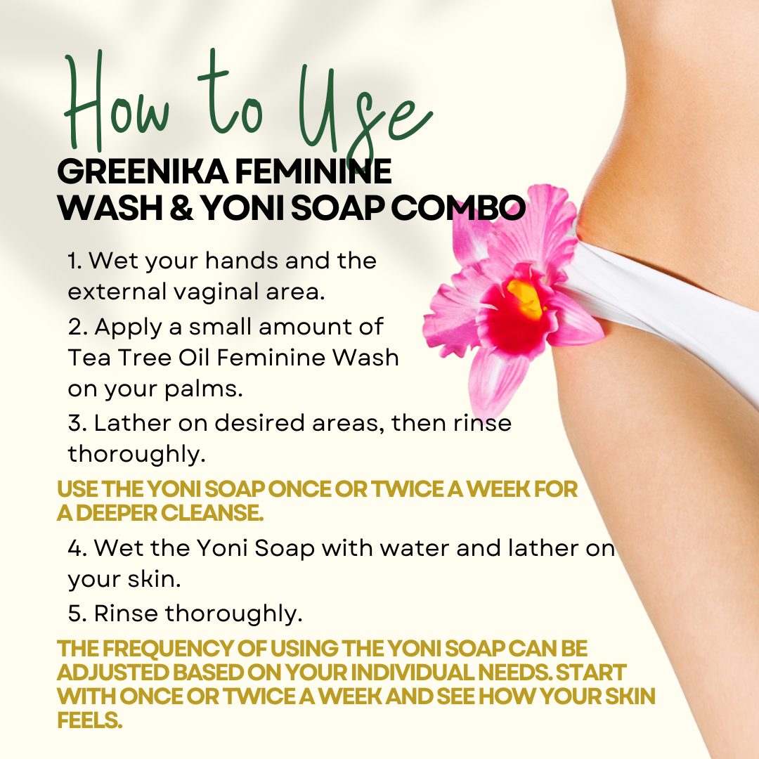Greenika Feminine Wash + Yoni Soap Combo