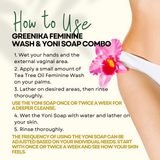Greenika Feminine Wash + Yoni Soap Combo