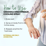 Greenika GreenFreeze Instant Cooling Spray