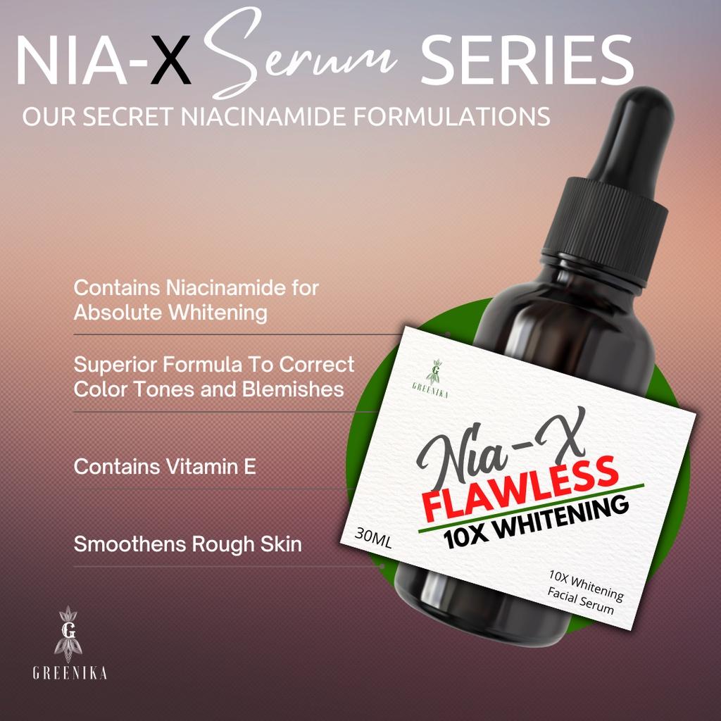 [ NIACINAMIDE SECRET FORMULA ] 30ML Greenika Nia-X Series Serum Whitening Anti Wrinkle