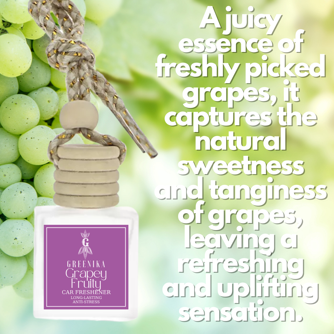 AROMA DE GREENIKA Grapey Fruity Car Freshener