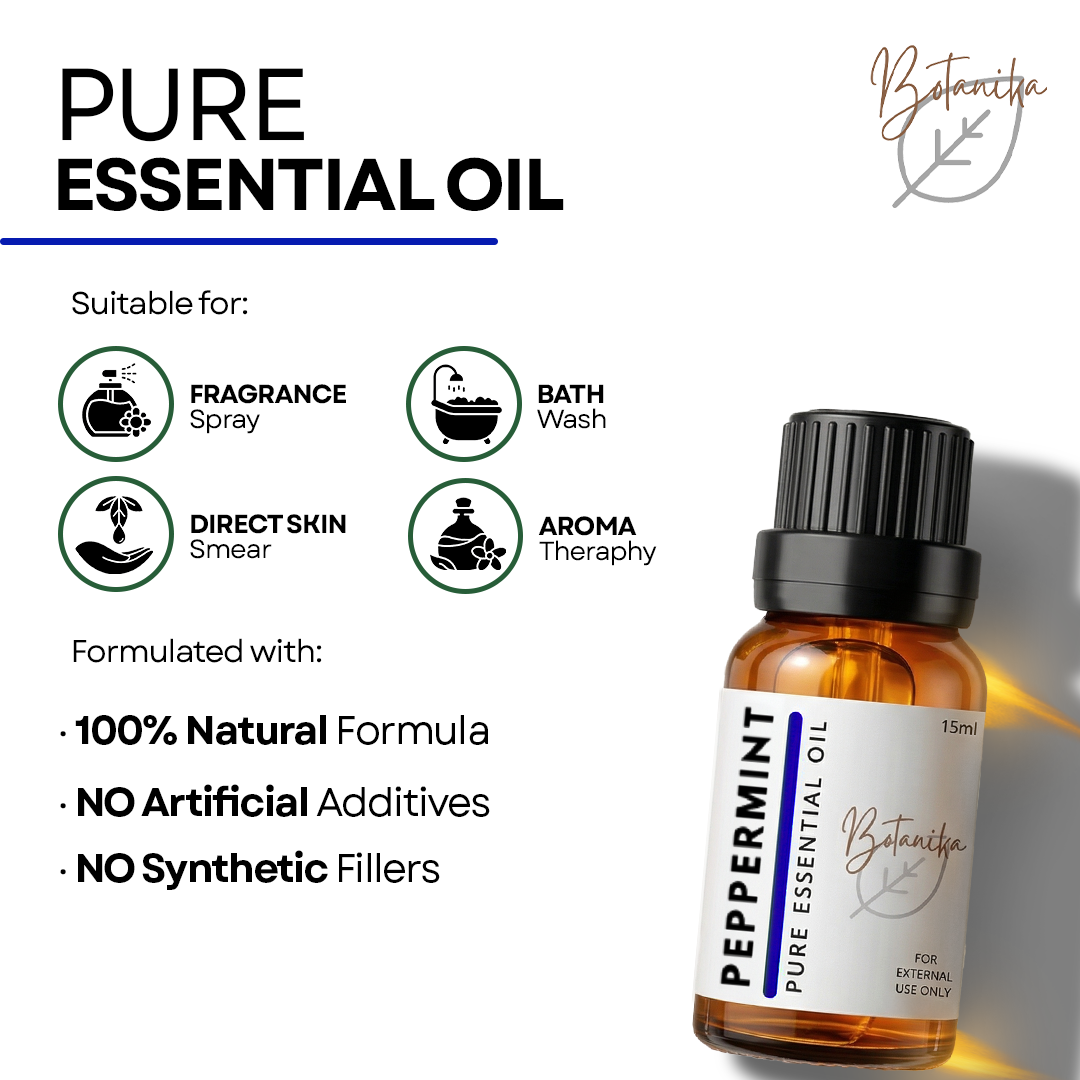 Botanika Organic Peppermint Pure Essential Oil