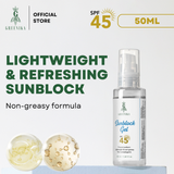 Greenika Face Sunblock Gel Facial Sunscreen with SPF45