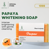 Greenika Premium Organic Orange Pawpaw Papaya Natural Whitening Soap