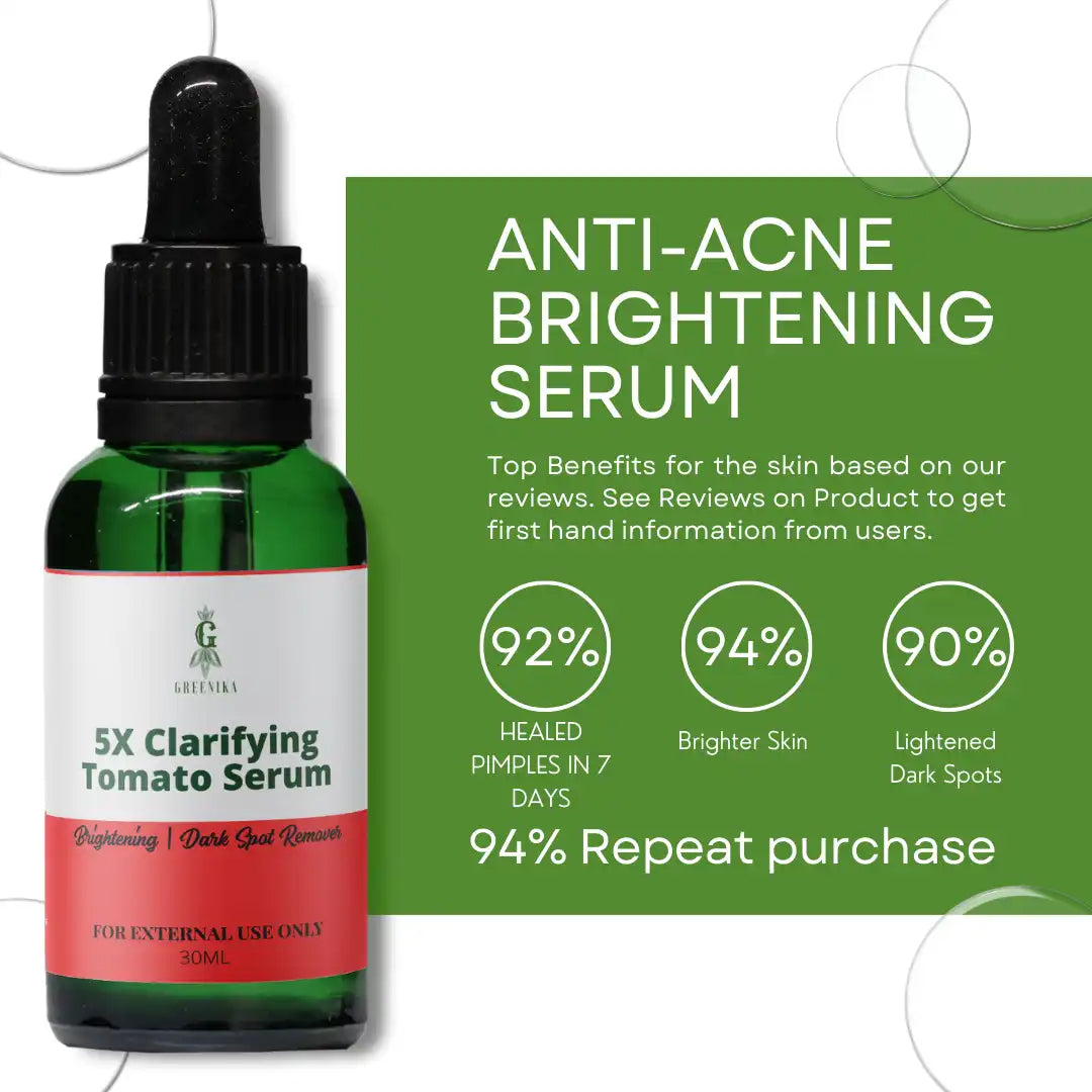 Greenika Tomato Face Serum Whitening Moisturizer