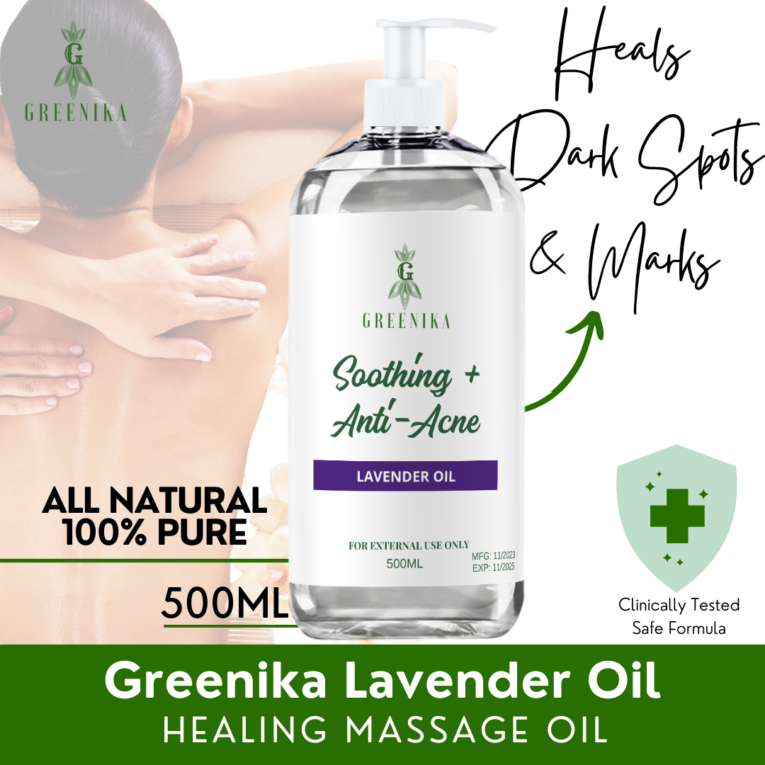 250ML Greenika Peppermint Massage Oil