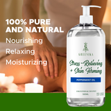 250ML Greenika Peppermint Massage Oil