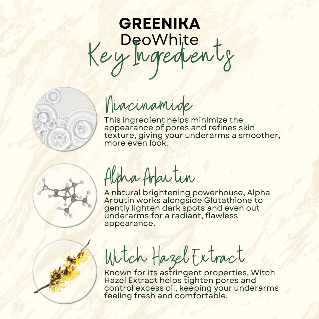 Greenika DeoWhite Glutathione Deodorant