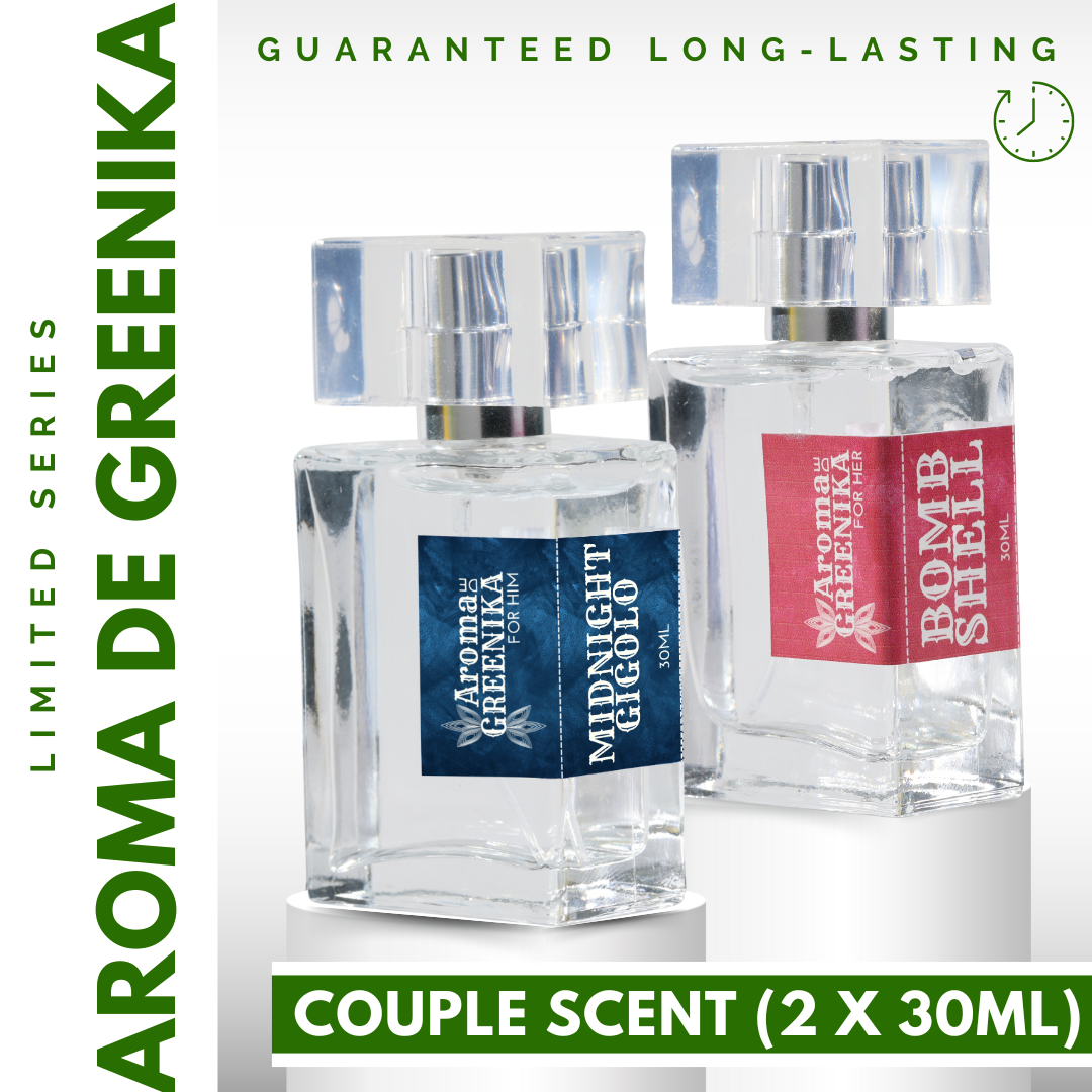 AROMA DE GREENIKA Long Lasting Couple Scent Perfume Bundle