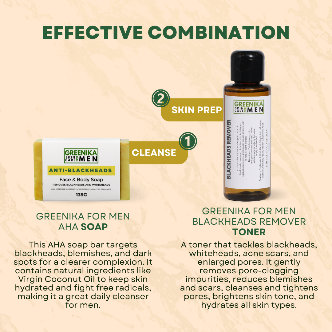 Greenika For Men AHA Natural Anti-Oxidant Anti-Aging Soap