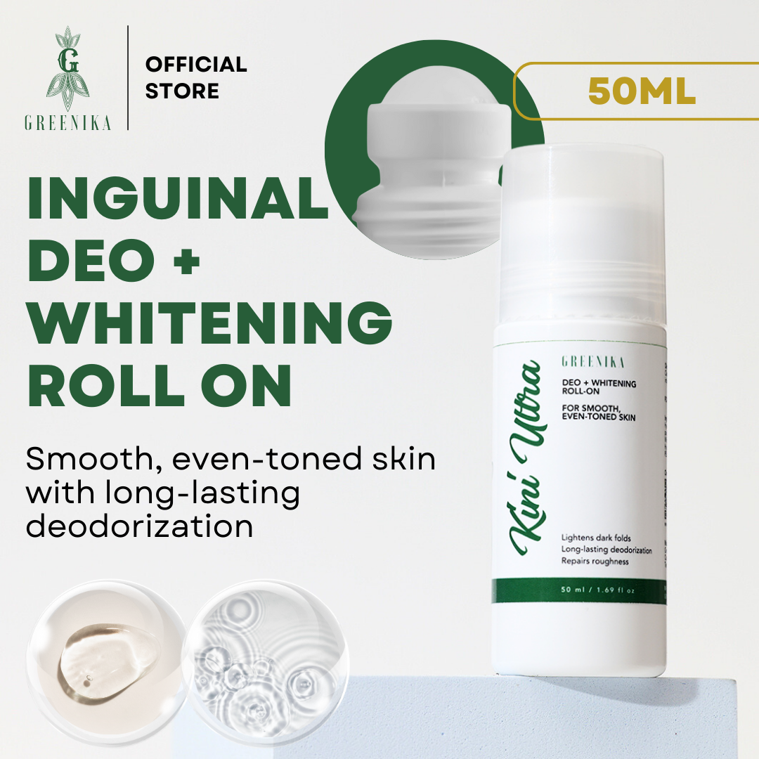 Greenika Inguinal Kini Ultra Deo + Whitening Roll-On