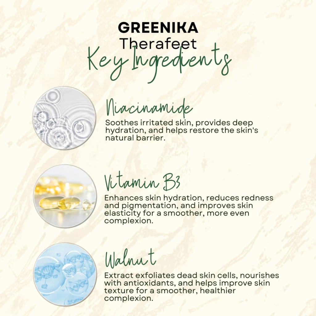 Greenika Therafeet Foot Repair Cream