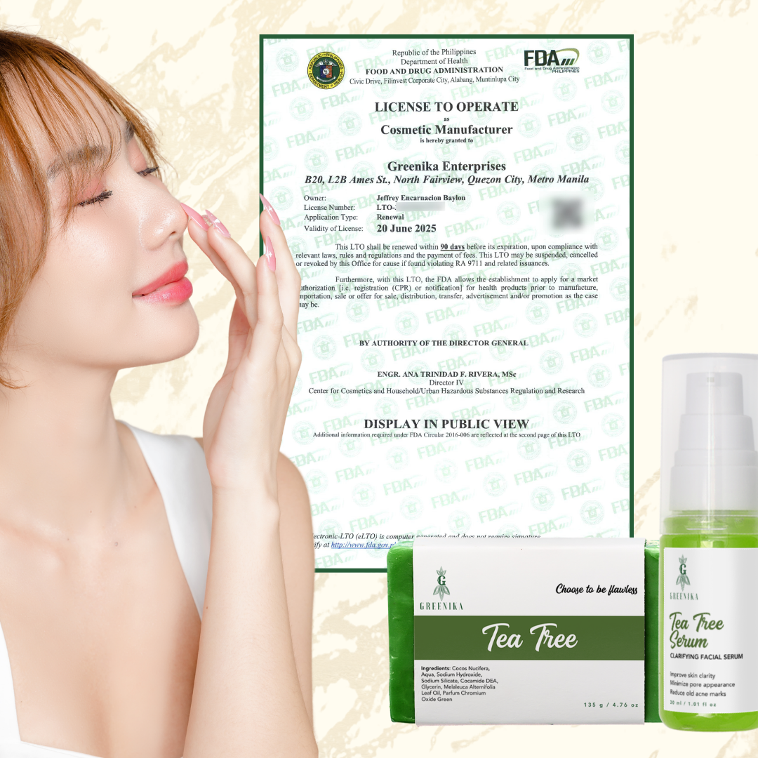 Greenika Tea Tree Combo Face Serum & Soap