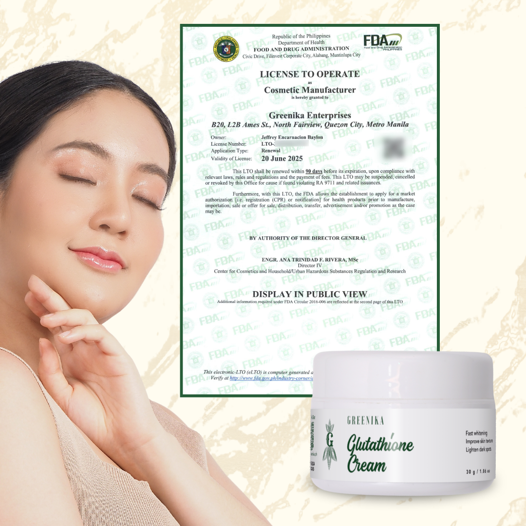Greenika Glutathione Anti Aging Whitening Cream