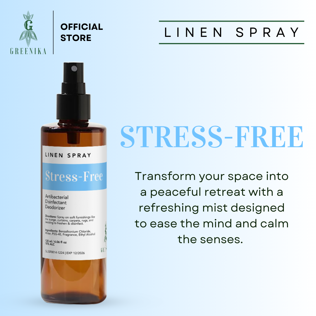 Greenika Linen Mist Spray Stress-Free Scent