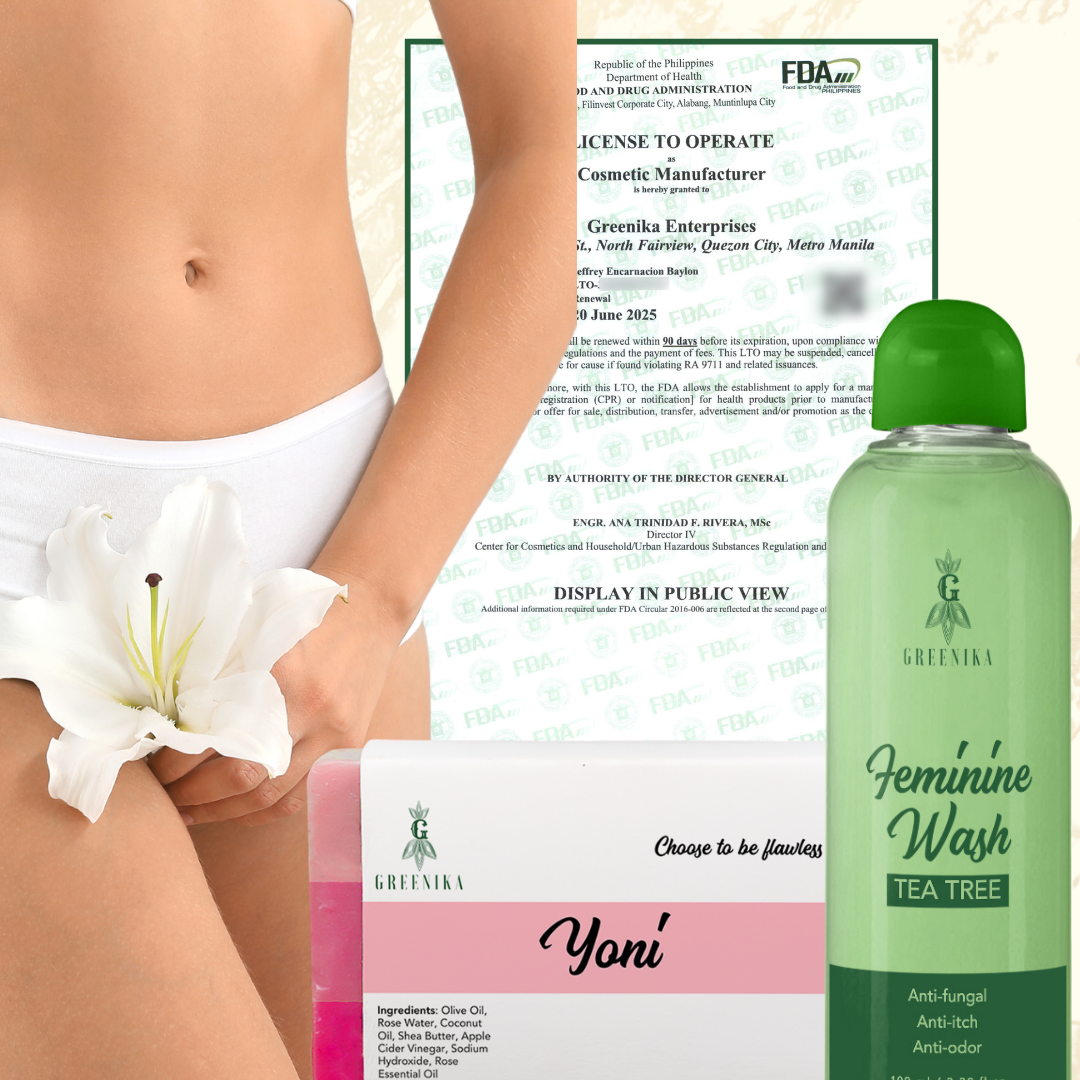 Greenika Feminine Wash + Yoni Soap Combo