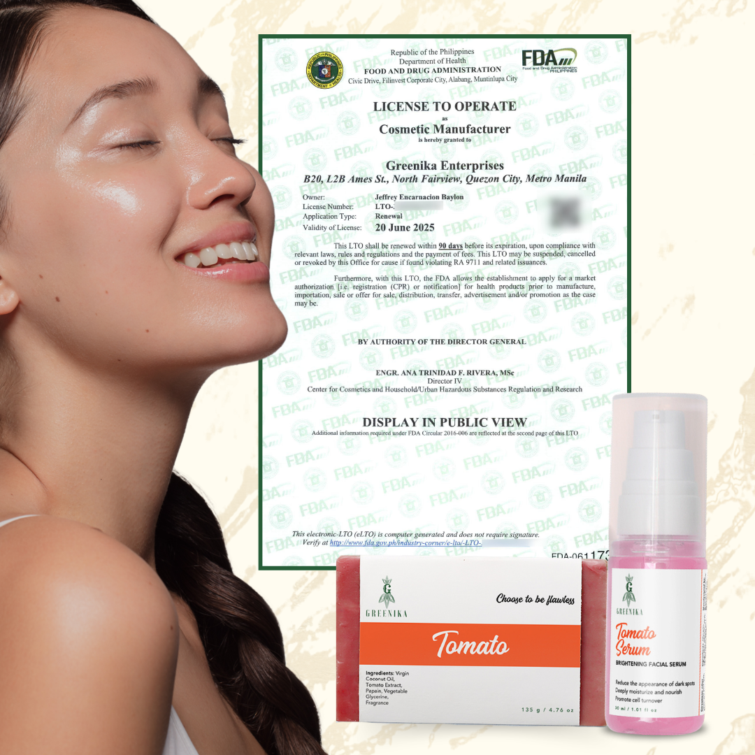 Greenika Tomato Combo Clarifying Tomato Soap and Serum