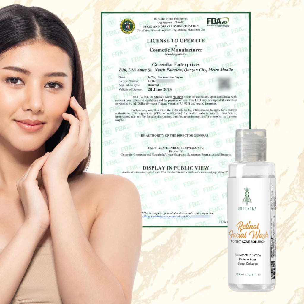 Greenika Retinol Facial Wash