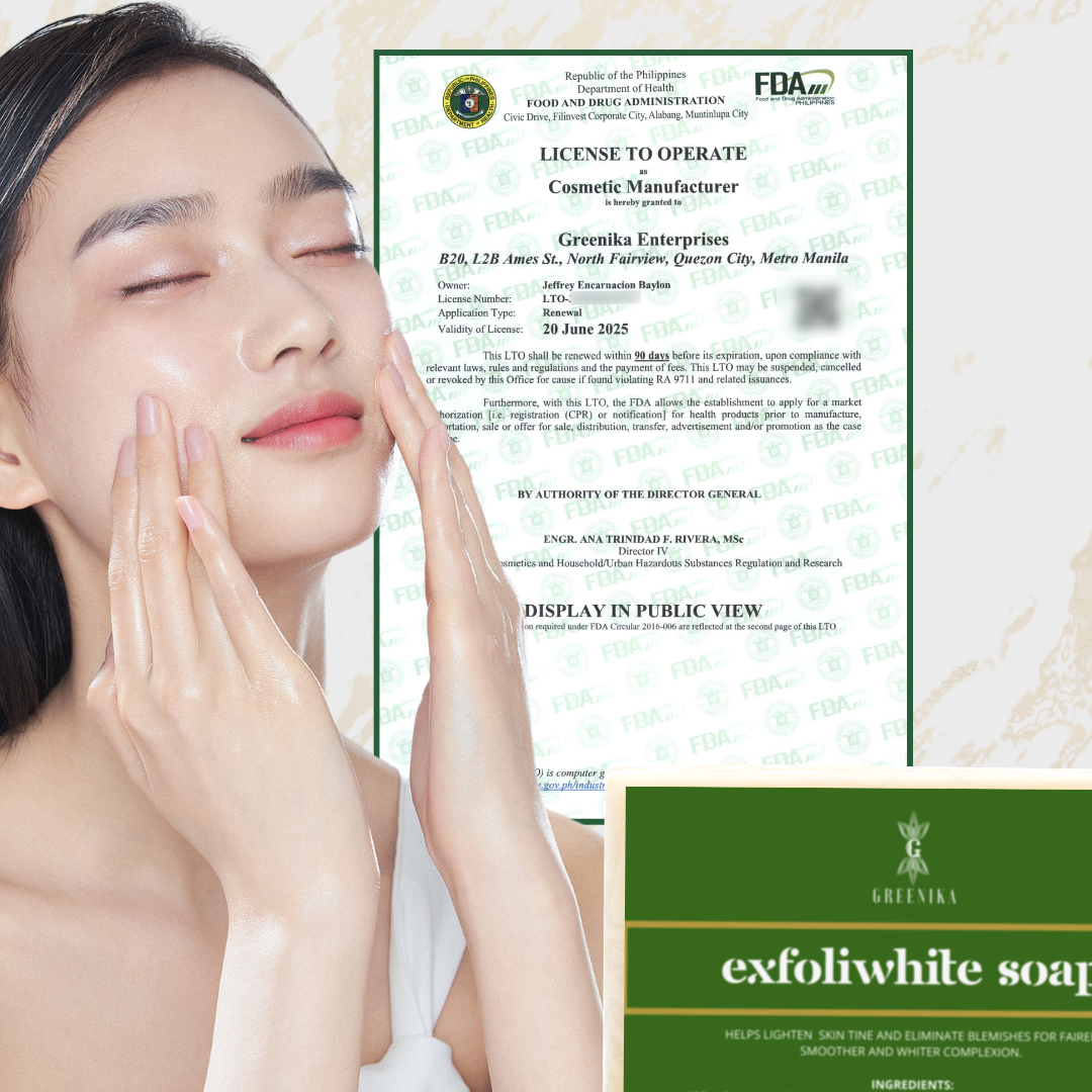 Greenika Exfolika Soap Lightens and Whitens Skin
