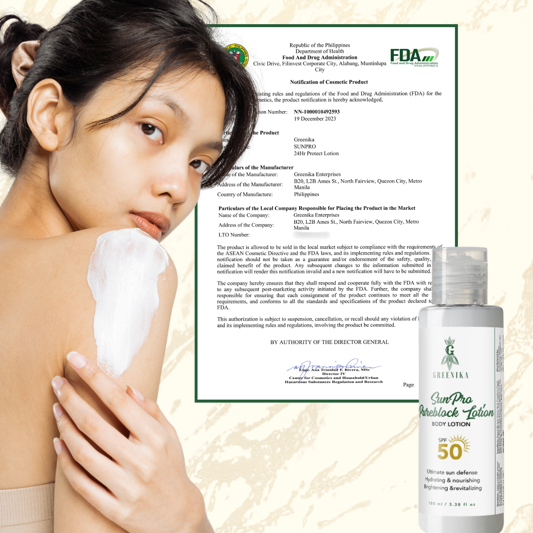 Greenika SunPro Pureblock Lotion with SPF 50