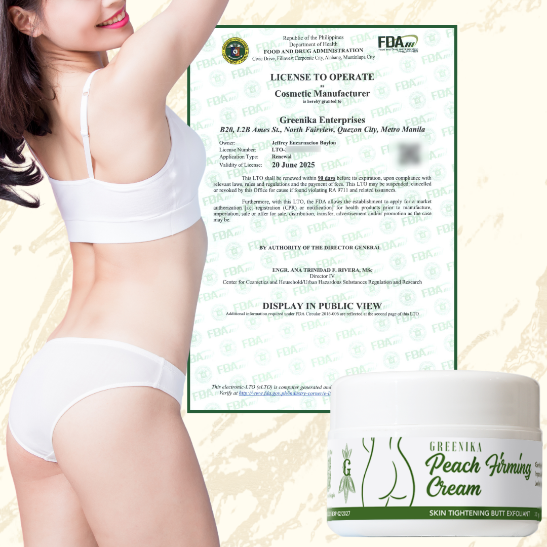 Greenika Peach Firming Cream (Formerly Butt Firming Cream)