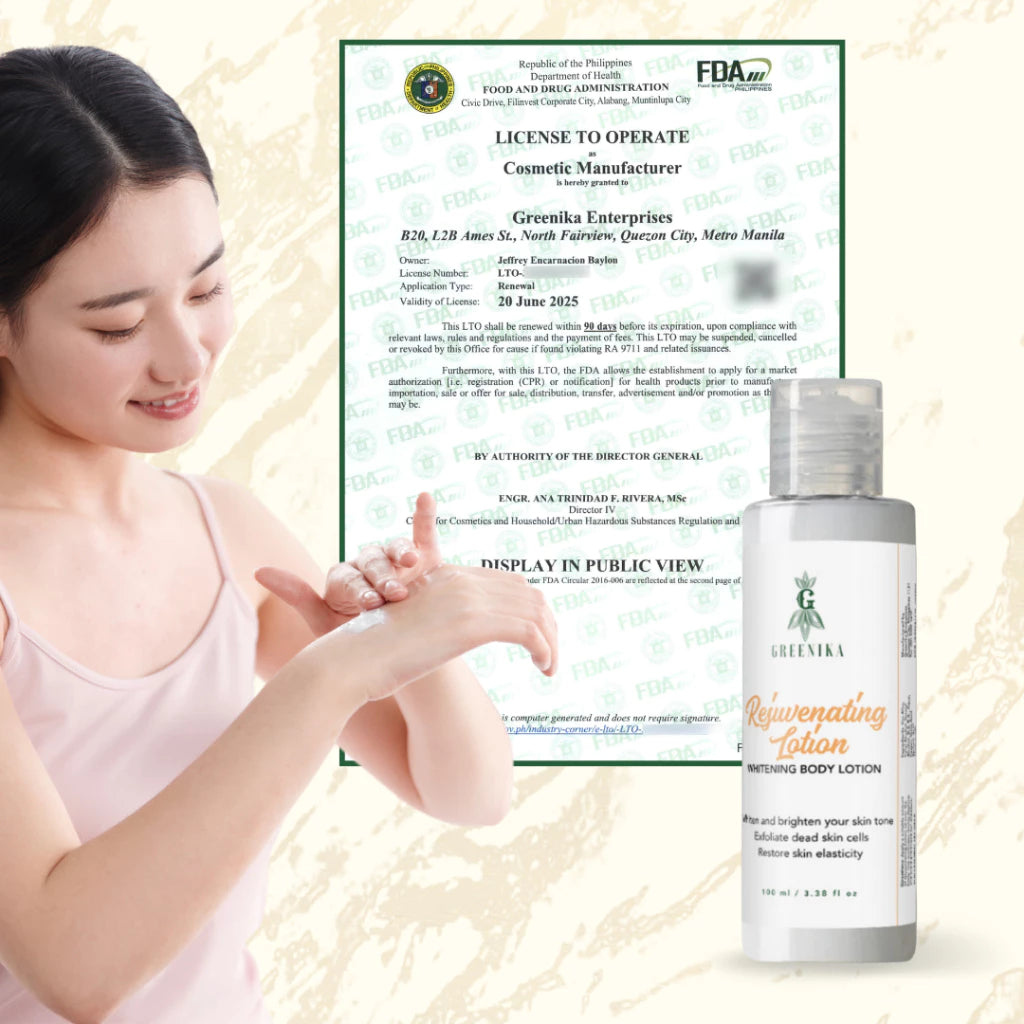 Greenika Rejuvenating Whitening Lotion