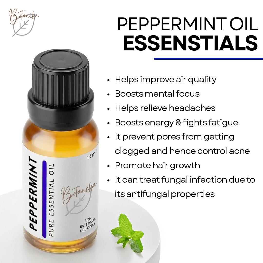 Botanika Organic Peppermint Pure Essential Oil