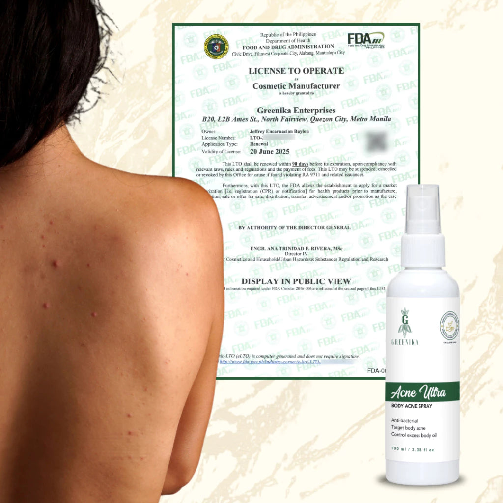 Greenika Acne-Free Acne Body Spray