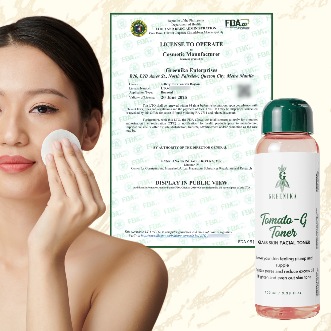 Greenika Tomato Glass Skin Toner