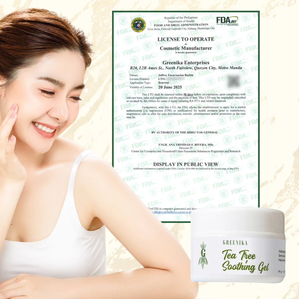 Greenika Tea Tree Gel with Aloe Vera Extract