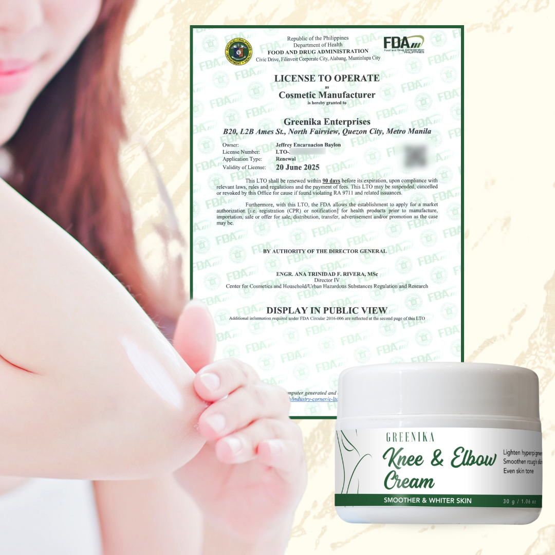 Greenika Knee and Elbow Whitening Cream