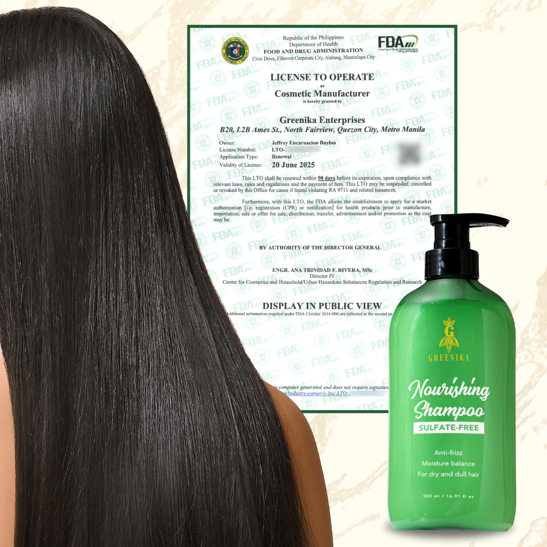 Greenika Nourishing Shampoo  Herbal Shampoo Tames