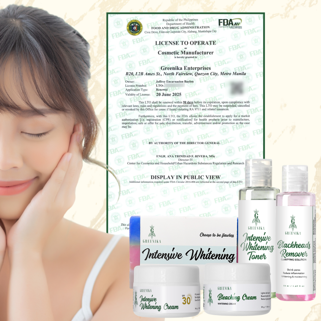 Greenika Intensive Whitening Set with SPF 45