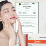 Greenika Premium Organic Tomato Natural Whitening Anti Wrinkle Soap