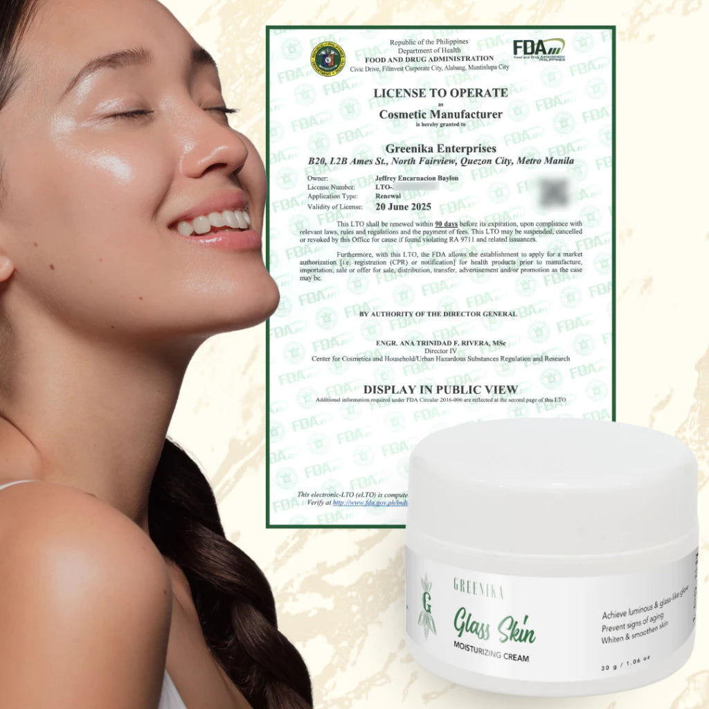 Greenika Glass Skin Facial Moisturizing Cream
