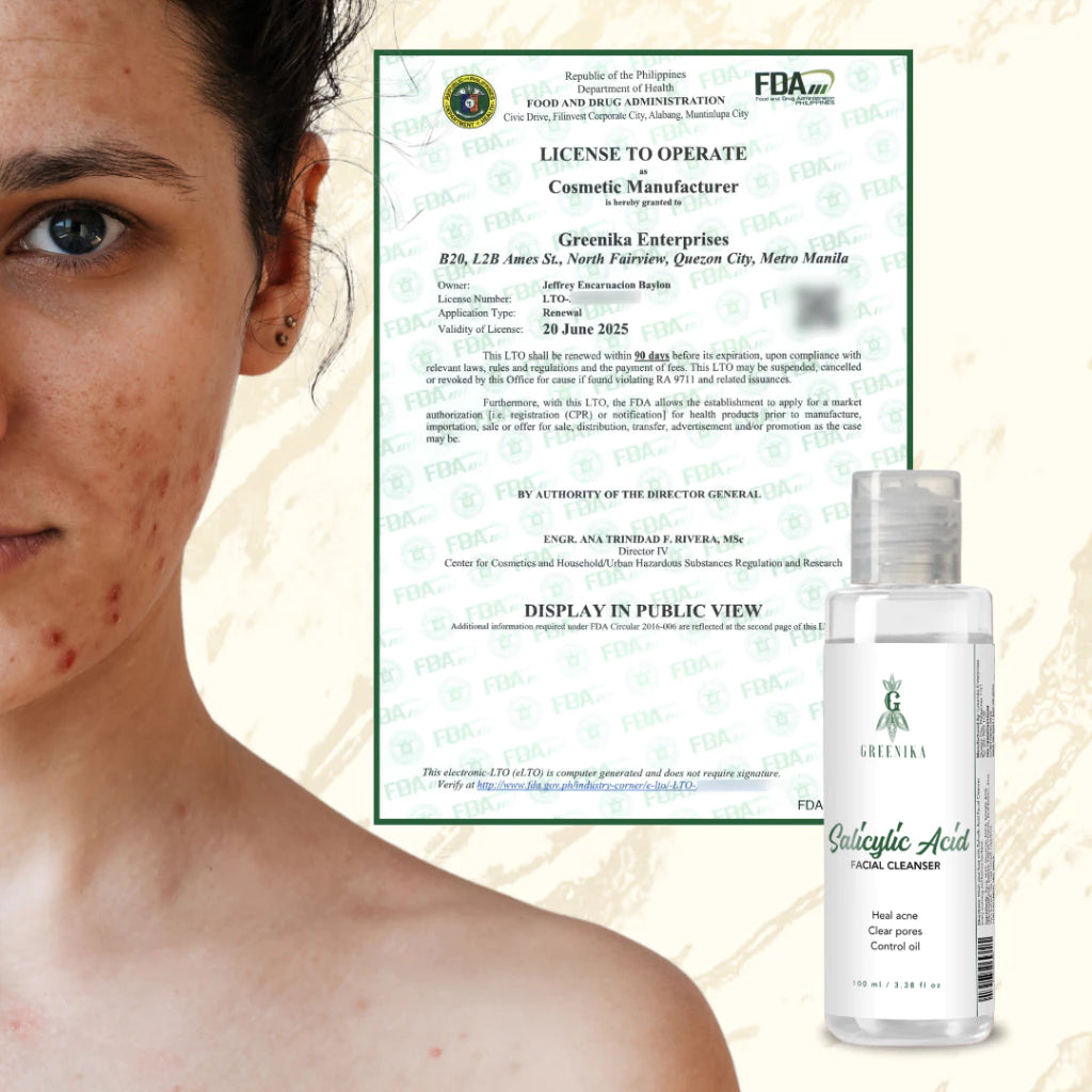 Greenika Salicylic Acid Facial Cleanser
