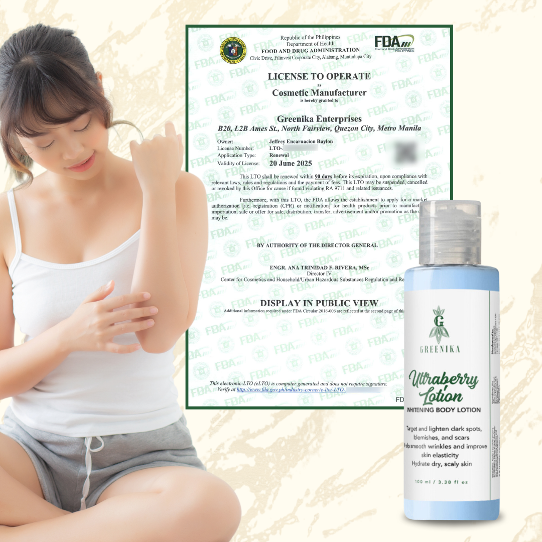 Greenika Ultraberry Whitening Lotion