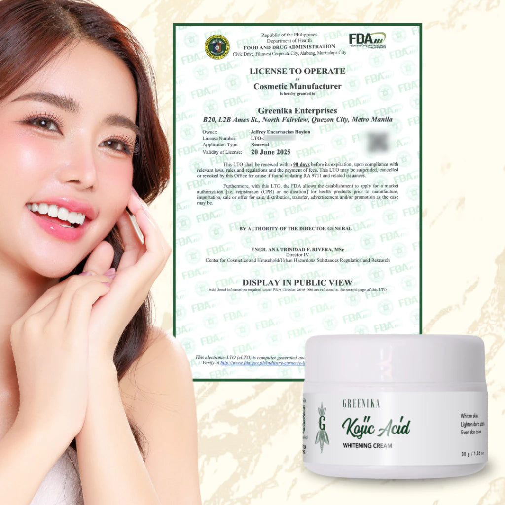 Greenika Kojic Acid Whitening Cream