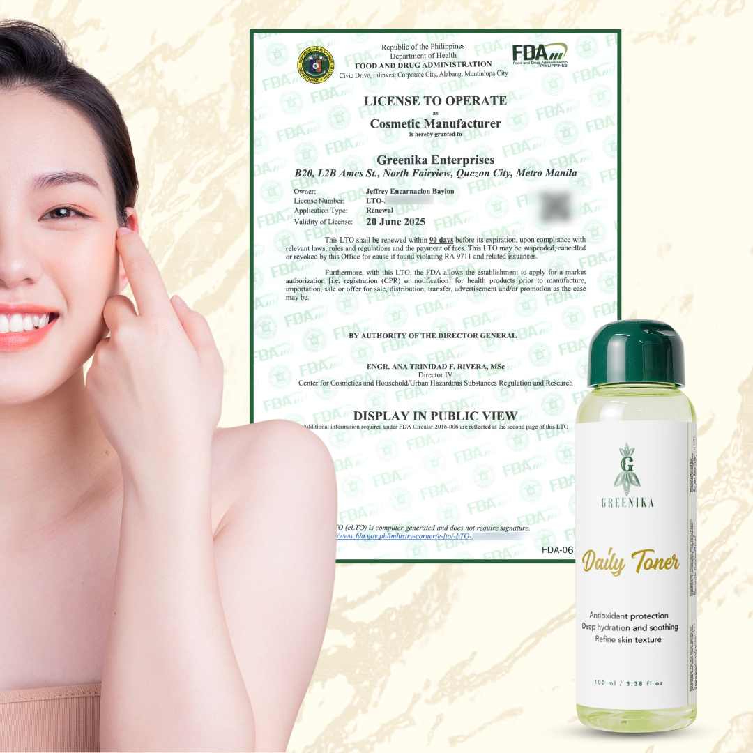 Greenika Daily Maintenance Toner with Vitamin E
