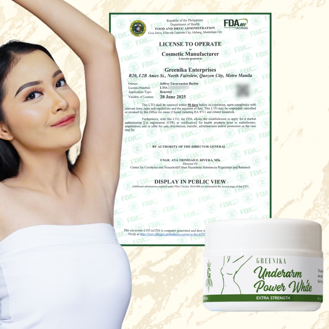 Greenika 7X Underarm Whitening Cream Extra Strength