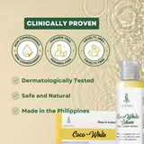 Face & Body Whitening Lotion & Coco-White Soap Combo