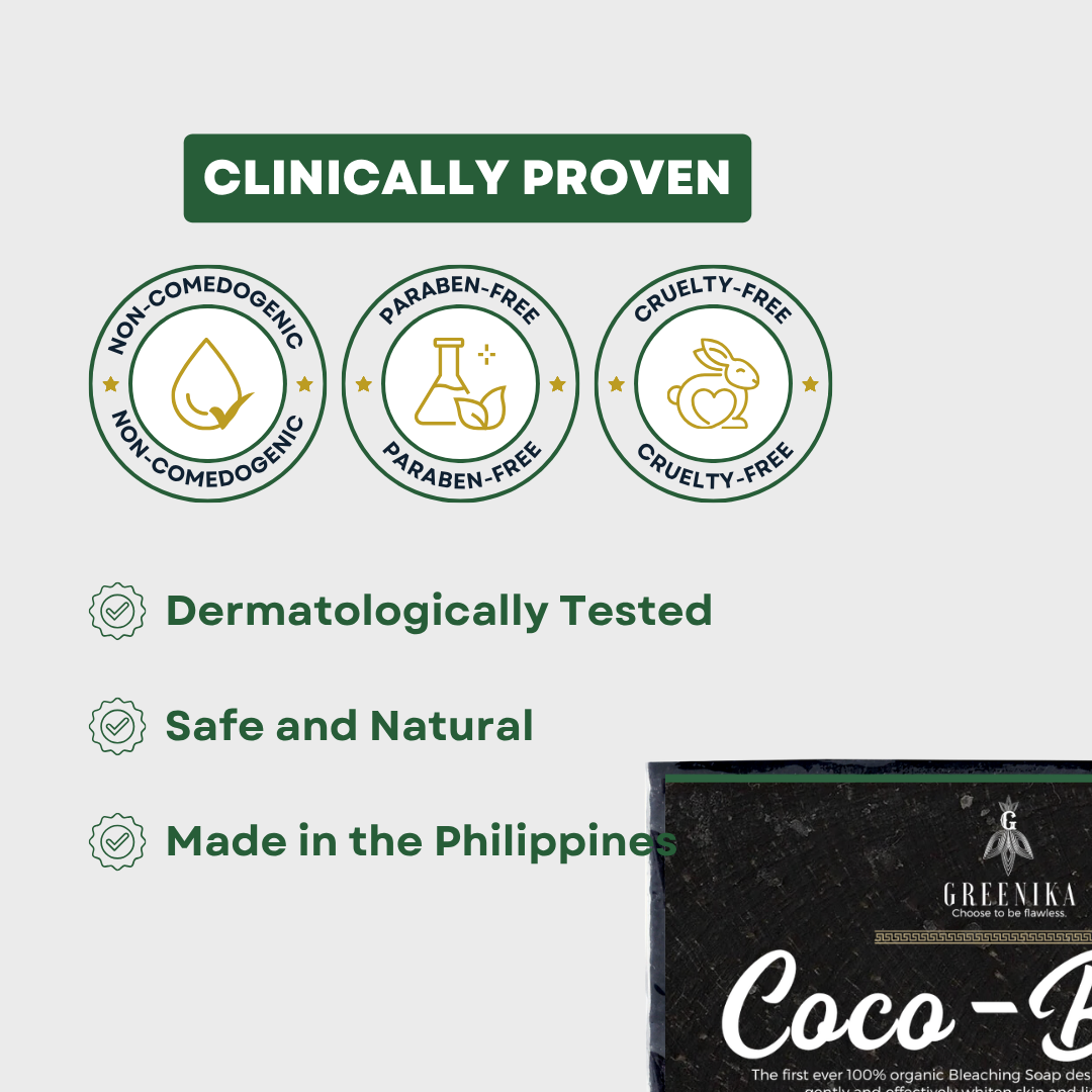 Greenika Ultimate Whitening 10X Bleaching Coco-Black Soap